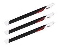 JR Carbon Main Rotor Blades 600 mm set of 3