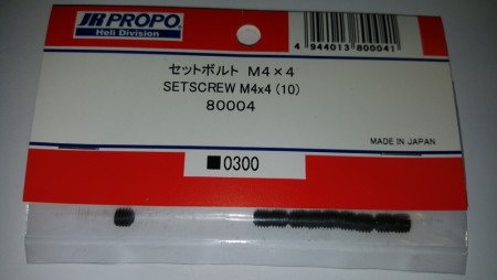 JR80004 - Setscrew M4x4