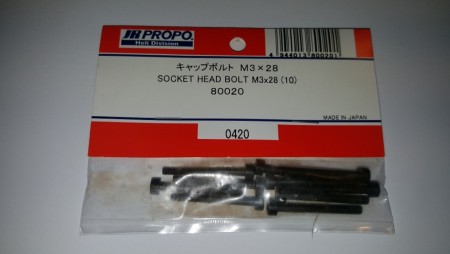 JR80020 - Socket Head Bolt M3x28
