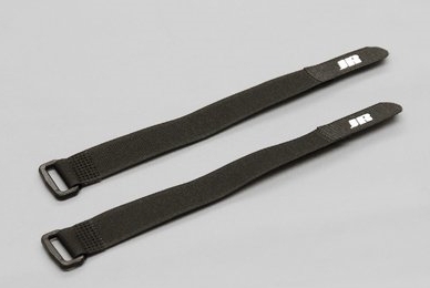 JR61491 - Hook and loop strap 200mm 2pcs Black